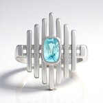 Anello in argento con Zircone Ratanakiri