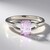 Anello in argento con Ametista Rose de France