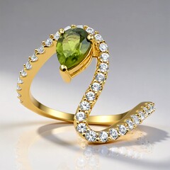Anello in argento con Idocrasio
