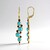 Orecchini in argento con Turchese Sleeping Beauty (KM by Juwelo)