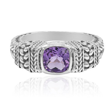 Bague en argent et Améthyste (Nan Collection)