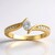 Anello in oro con Diamante SI1 (G) (Annette)