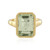 Bague en argent et Améthyste verte