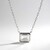 Collana in argento con Topazio Bianco