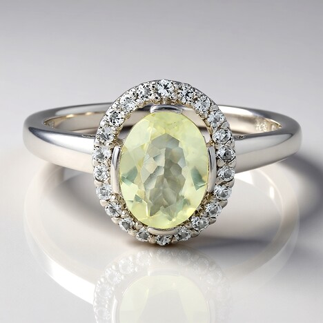 Anello in argento con Ortoclasio