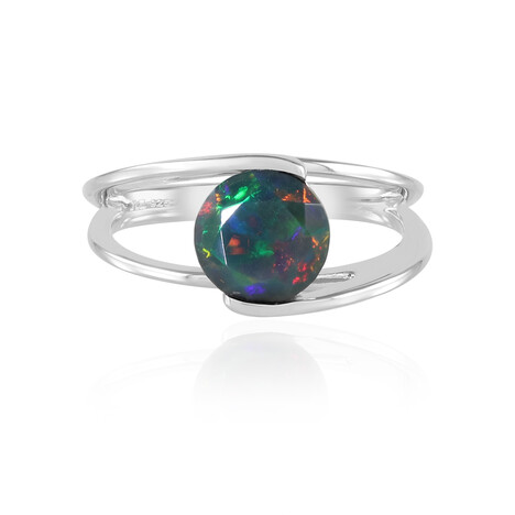 Bague en argent et Opale Mezezo (de Melo Essence)