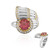 Pinkfarbener Topas-Silberring (Dallas Prince Designs)