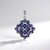 Ciondolo in argento con Iolite