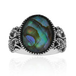 Anello in argento con Quarzo Bianco (Art of Nature)