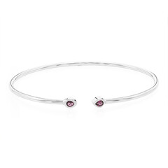 Rajasthan Rhodolite Silver Bangle