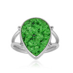 Uwarowit-Silberring (Bali Barong)