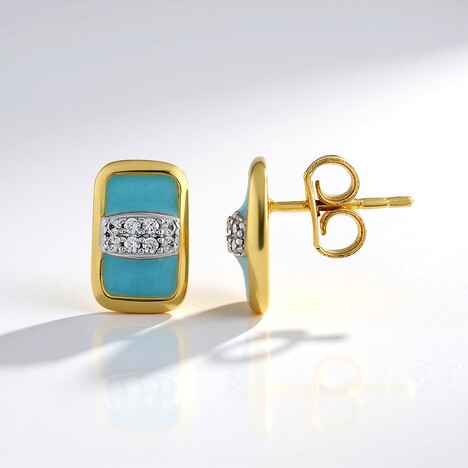 Orecchini in argento con Zircone