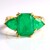Anello in argento con Smeraldo pozzo D8 (Gems en Vogue)