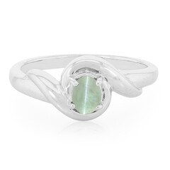 Bague en argent et Alexandrite œil-de-chat