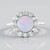 Anello in argento con Opale di Welo