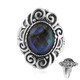 Anello in argento con Quarzo Bianco (Art of Nature)