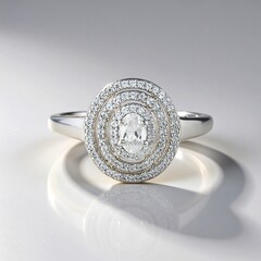 Anello in argento con Zircone