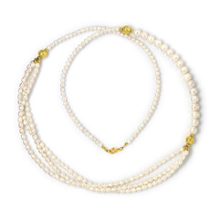 Collar en plata con Perla blanca Freshwater