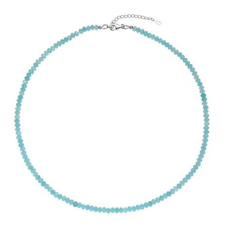 Collier en argent et Amazonite
