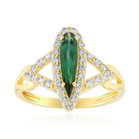 Indigolith-Silberring (Adela Silber)