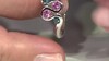Anillo en plata con Turmalina rosa de Brasil (Pallanova)