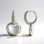 Orecchini in argento con Zircone (Adela Silber)