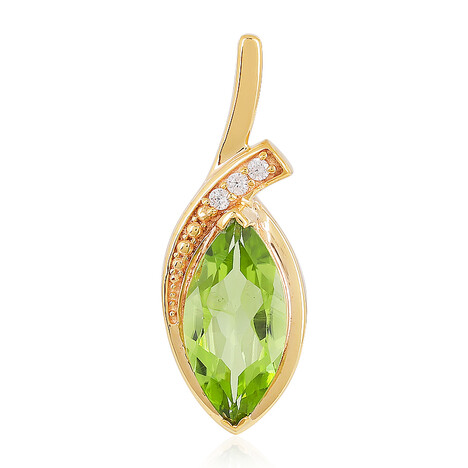 Colgante en plata con Peridoto