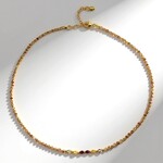 Collana in argento con Zircone Canarino (Adela Silber)