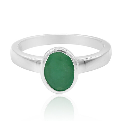 Anello in argento con Smeraldo Socoto