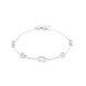 White Topaz Silver Bracelet