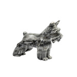 Alabaster-Kalzit-Hund