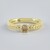 Anello in oro con Diamante Champagne I2 (Ornaments by de Melo)