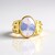 Anello in argento con Quarzo Blue Moon