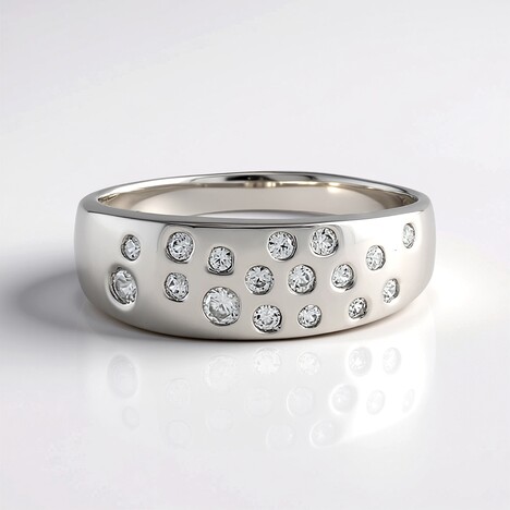 Anello in argento con Zircone