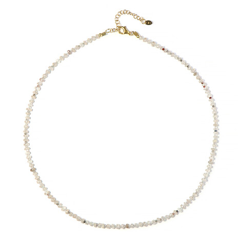 Zirkon-Silberhalskette