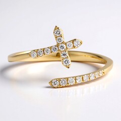 Anello in oro con Diamante I1 (H)