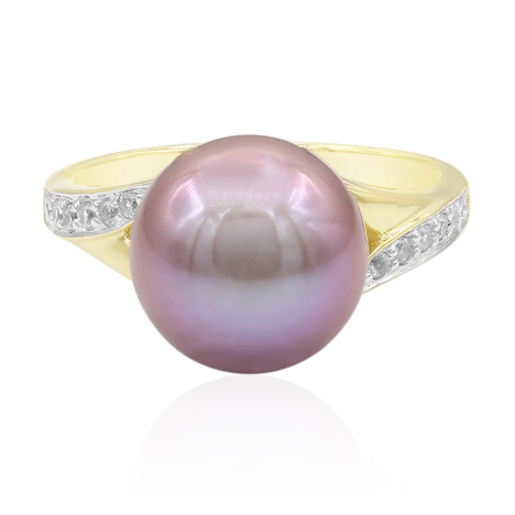 Anello in argento con Perla Ming (TPC)