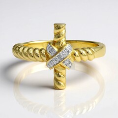 Anello in argento con Diamante I1 (G)