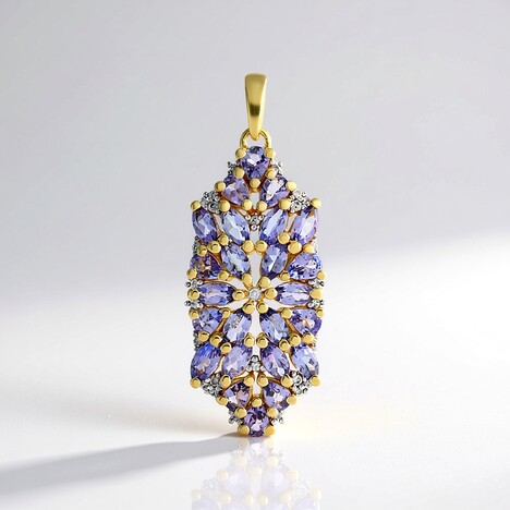 Ciondolo in argento con Tanzanite