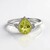 Anello in argento con Quarzo Limone