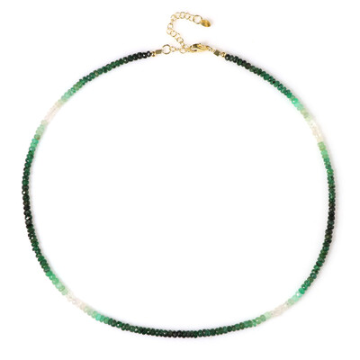 Brazilian Emerald Silver Necklace