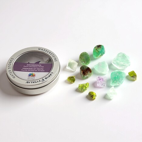 Accessorio per il benessere con Fluorite Bicolore (Lapis Vitalis)