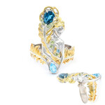 Edelstein-Silberring (Gems en Vogue)