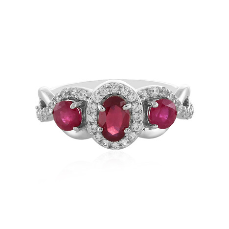 Madagascar Ruby Silver Ring