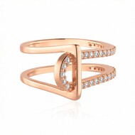 Bague en argent et Zircon (de Melo Essence)