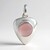 Ciondolo in argento con Quarzo Rosa