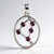 Ciondolo in argento con Rodolite