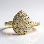 Anello in oro con Diamante Fancy SI2 (CIRARI)
