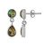 Pendientes en plata con Concha de Abalone