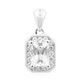 Ciondolo in argento con Danburite